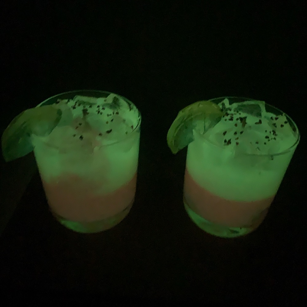 Mango Mai Tai scented candles (glow in the dark)